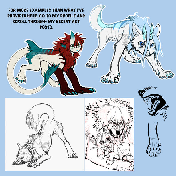 SOME ANIMAL/MONSTER EXAMPLES